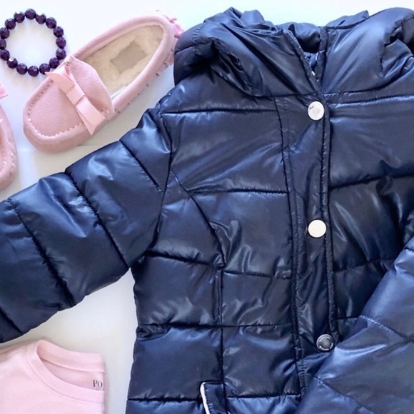 michael kors purple puffer coat - Picture 2 of 3